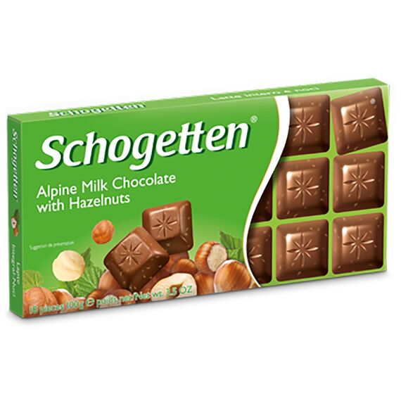 Шоколад молочный с орехом 100г SCHOGETTEN