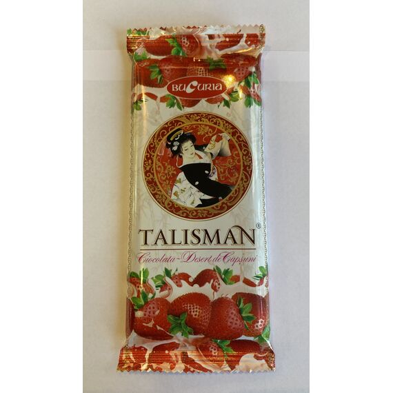 Ciocolata Talisman desert capsuni  90g BUCURIA