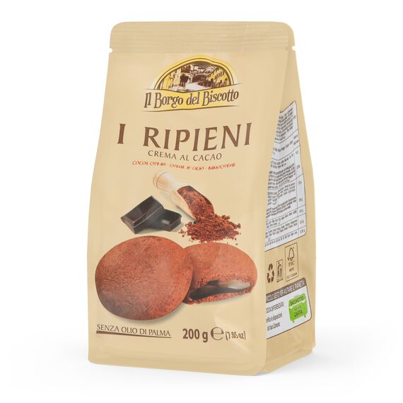 Biscuiti cu umplutura de crema de cacao 200g BORGO DEL BISCOTTO
