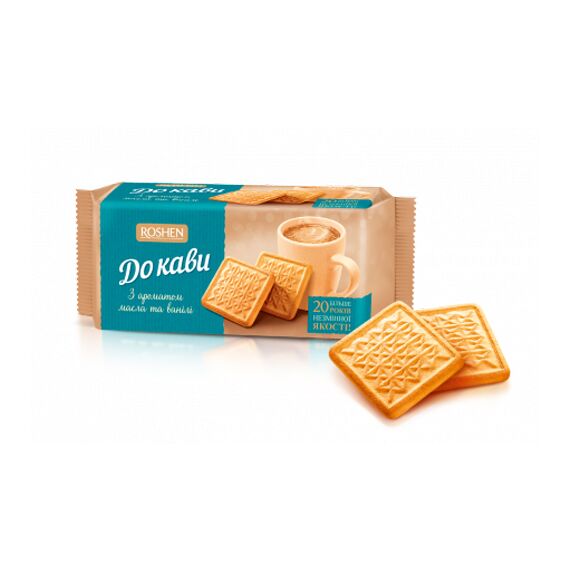 Biscuiti La cafea unt/vanilie 185g ROSHEN