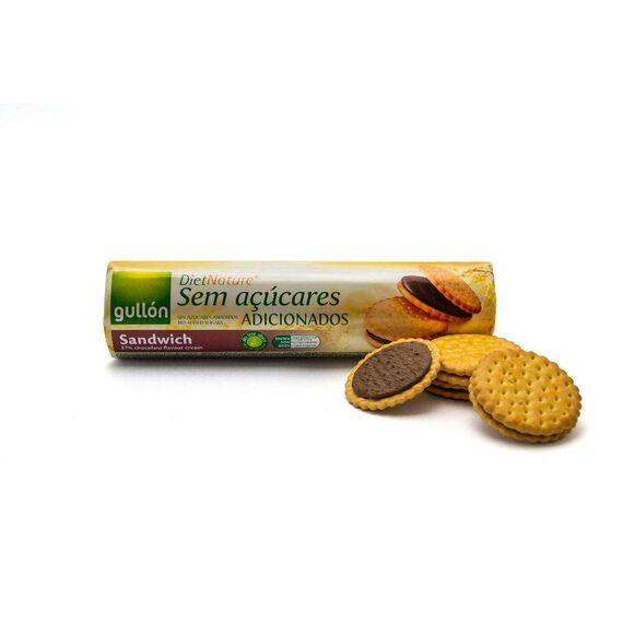 Biscuiti Sandwich Creme Chocolate fara zahar 250g GULLON