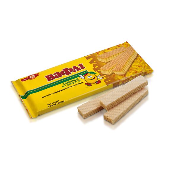 Napolitane LIMONCIK cu fructoza 130g