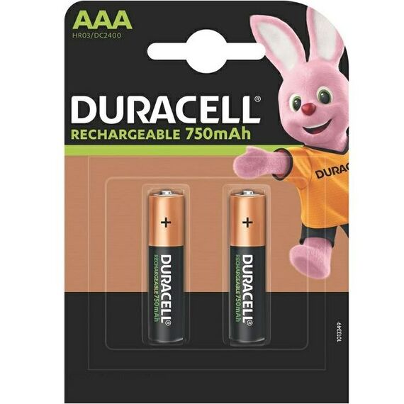 Baterii reincarcabile AAA 750mAh 2 K DURACELL