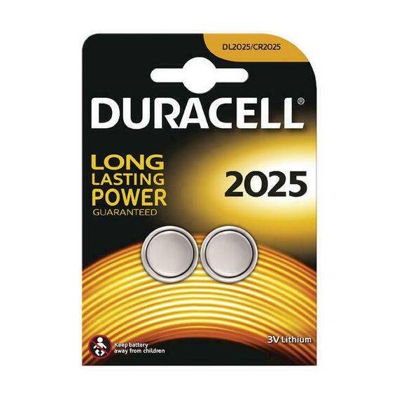 Батарейка Литий 2025 2шт DURACELL