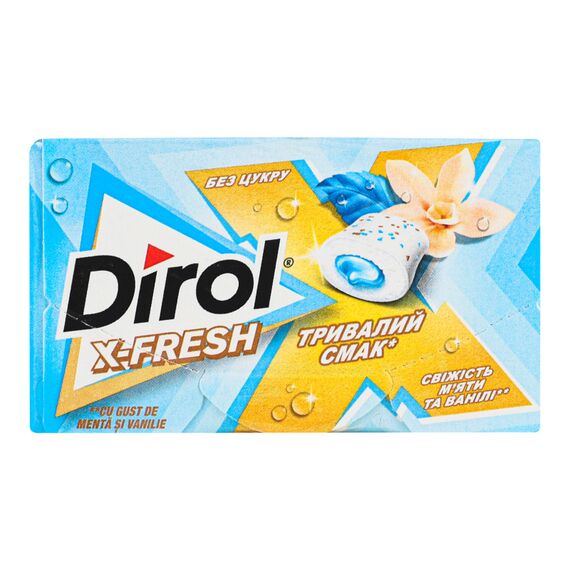 X-Fresh guma menta si vanilie 19.5g DIROL