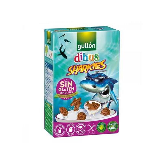 Biscuiti Dibus Sharkies fara gluten/lactoza 250g GULLON