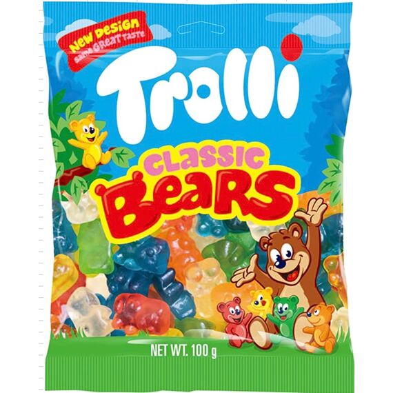 Bomboane gumate Happy Bears Day 100g TROLLI