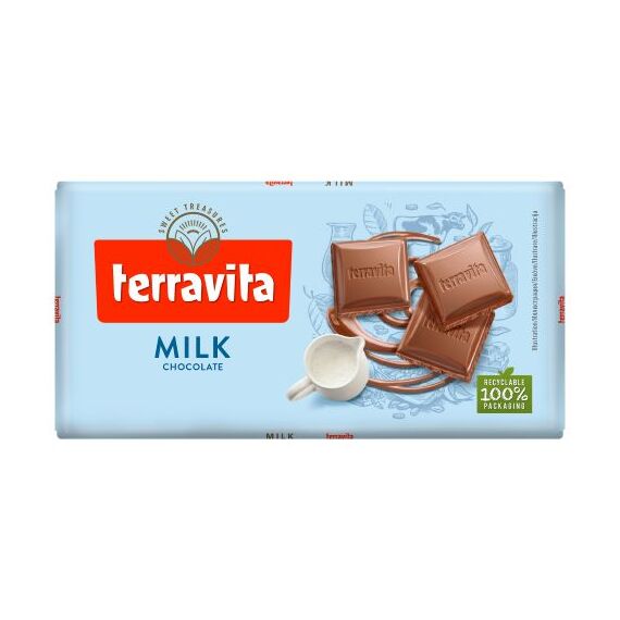 Ciocolata cu lapte 100g TERRAVITA