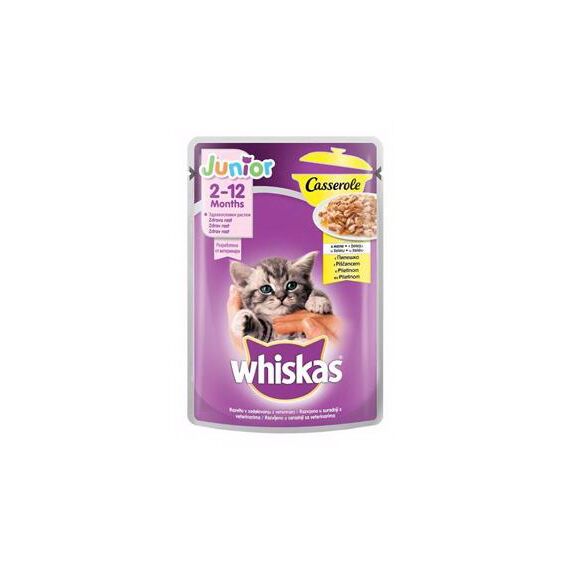 Hrana umeda p/pisici Pui Junior 85g WHISKAS
