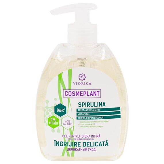 Гель д/интимной гигиены Spirulina  400мл COSMEPLANT