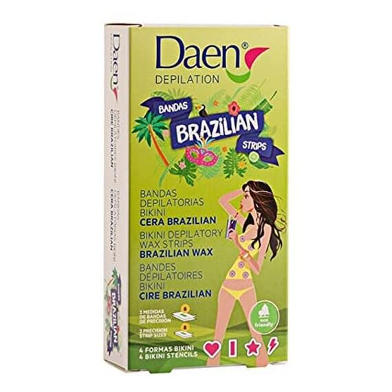 Полоски для депиляции зоны Бикини 16шт DAEN