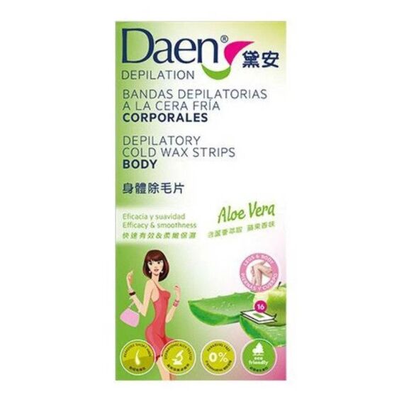 Benzi de ceara pentru corp  Aloe 16buc DAEN