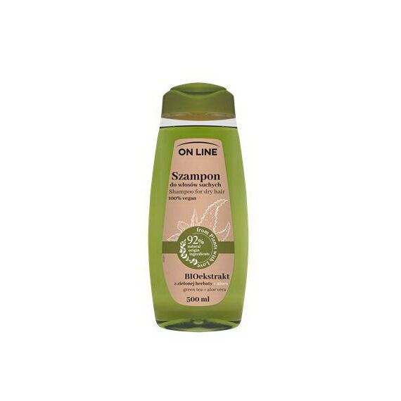 OL LINE Sampon par uscat Green tea+DOOZ ALOE VERA 500ml