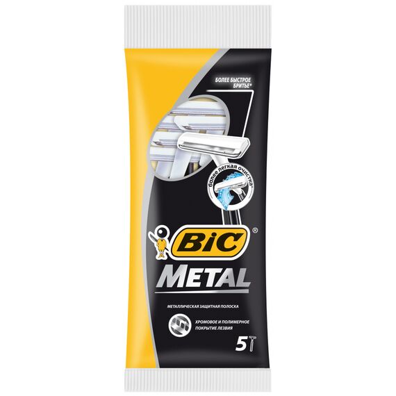 Станок Single metal 1лезв. 5шт BIC