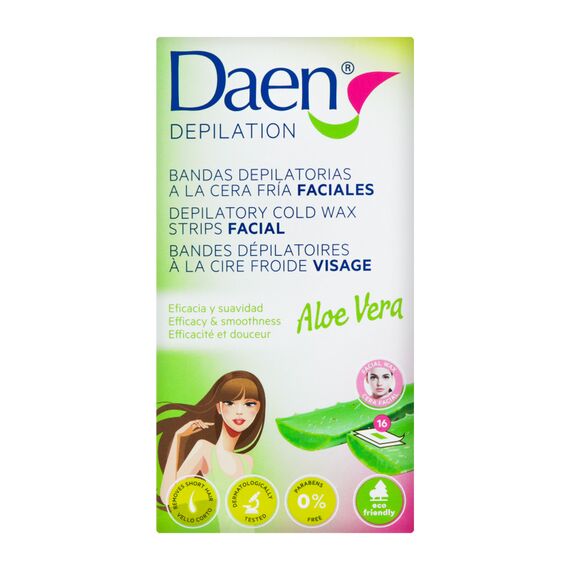 Benzi de ceara pentru fata  Aloe 16buc DAEN