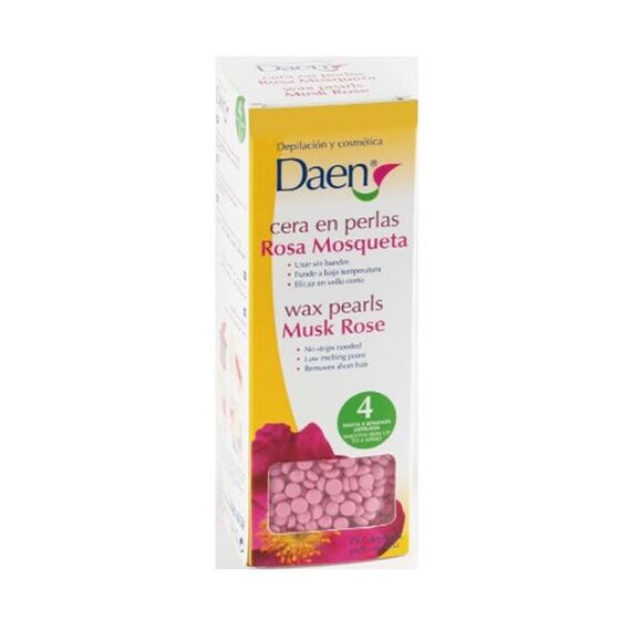Ceara de depilare in perle  Rose 180gr DAEN
