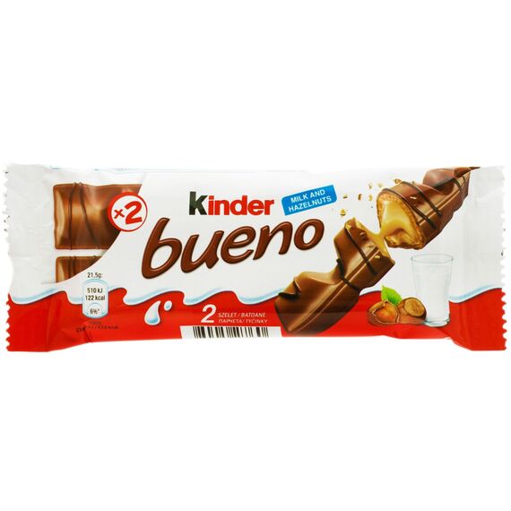 Вафли BUENO в шоколаде 43г KINDER