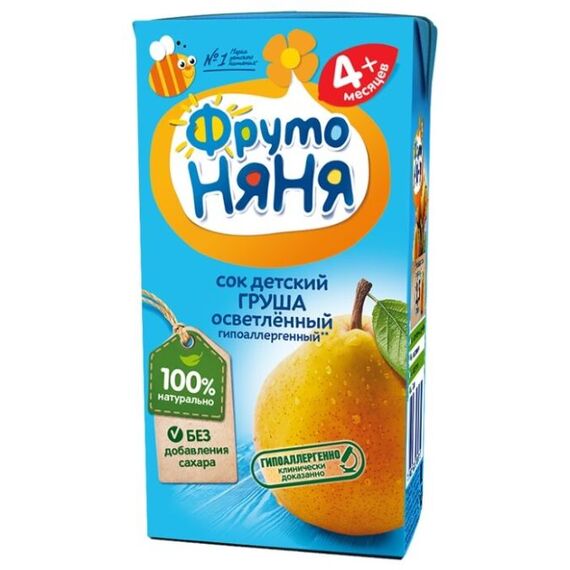 suc din pere  200 ml ФРУТО НЯНЯ