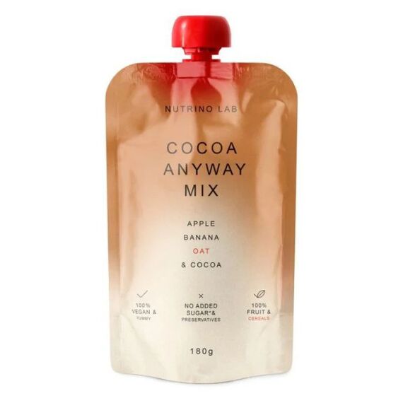 NUTRINO LAB  пюре овсянка-яблоко-банан-какао 180г