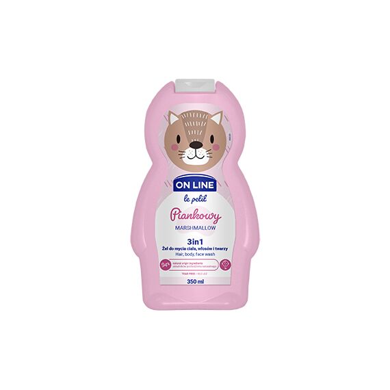 Gel hidratant copii 3in1 Marshmallow 350ml ON LINE