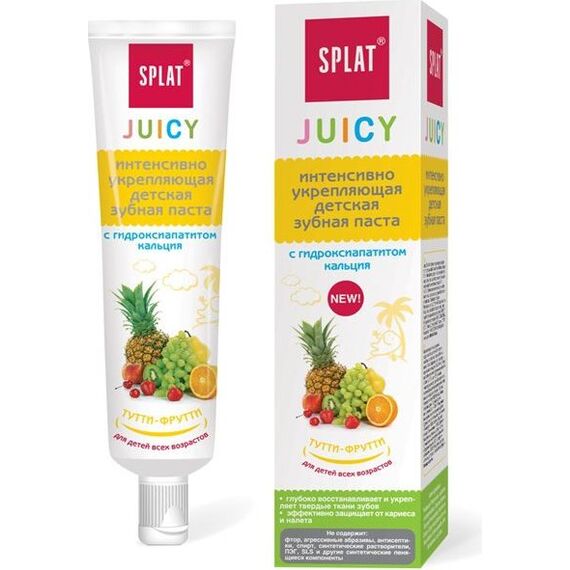 Pasta de dinti JUICY Tutti Frutti 35ml SPLAT
