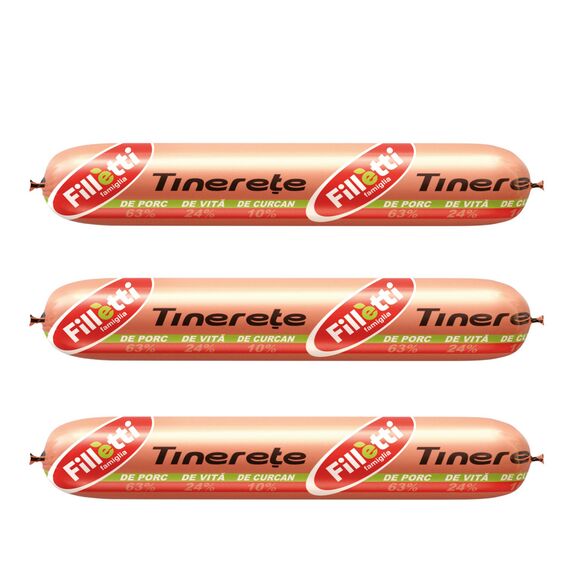 Сосиски Tinerete 1кг FILLETTI