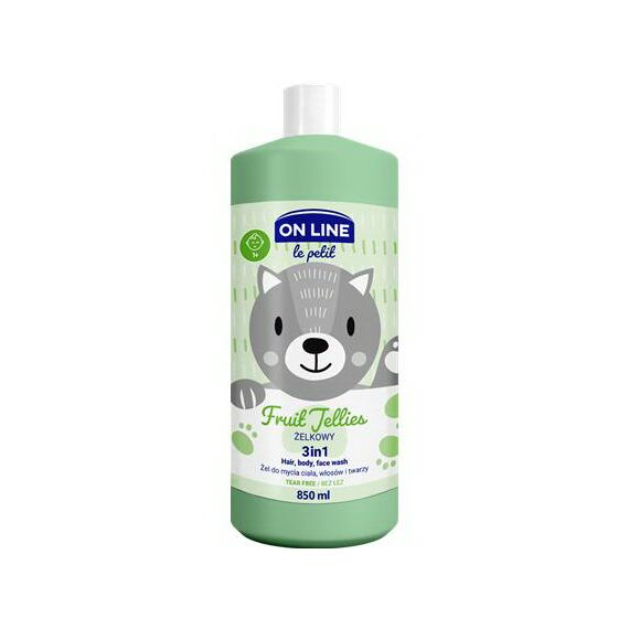 OL LINE Kids Gel hidratant copii 3in1 Fruit Jellies 850ml