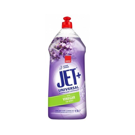 Solutie de curatat JET Universal cu otet 1,5l SANO