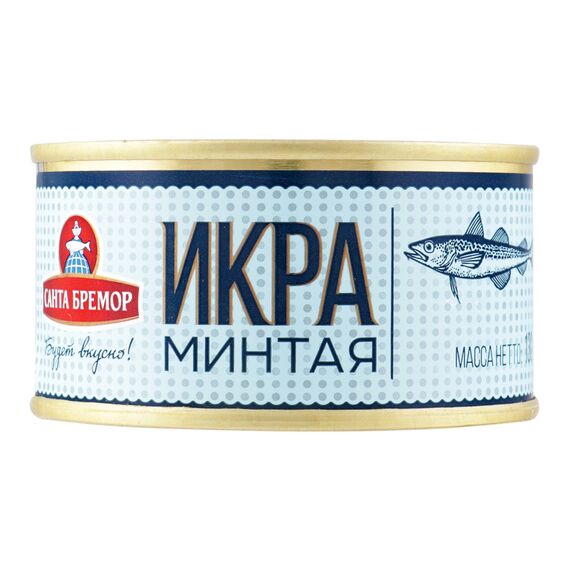 Paste cu icre de pollock, 130g САНТА БРЕМОР