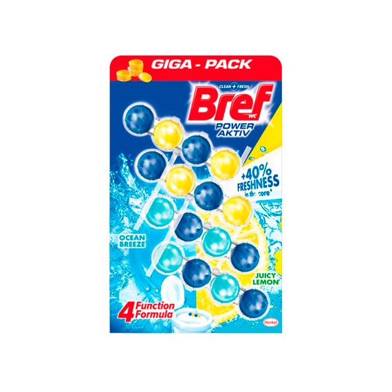 Bloc WC PA LemonOcean 4*50g BREF