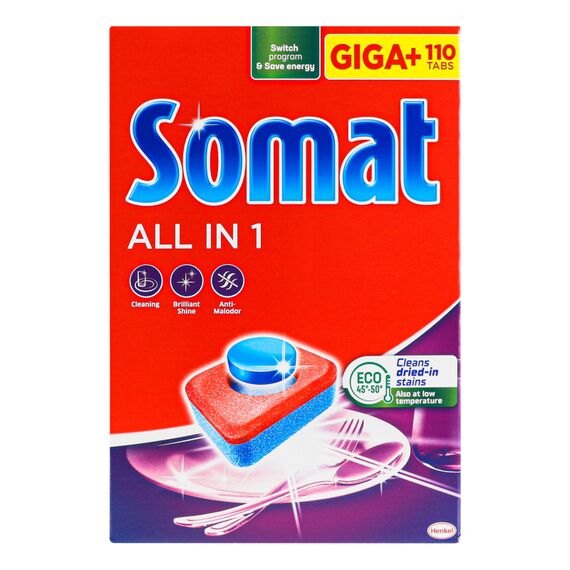 Tablete pt mas.de spal.vase 100buc SOMAT