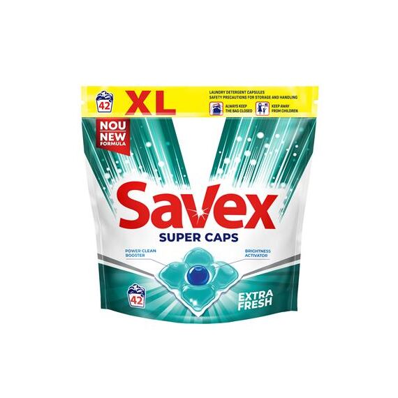 Super CAPS 42 buc 2in1 Fresh SAVEX