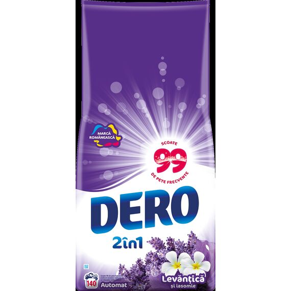Detergent automat 2in1 Lavanda& Iasomie 14kg DERO