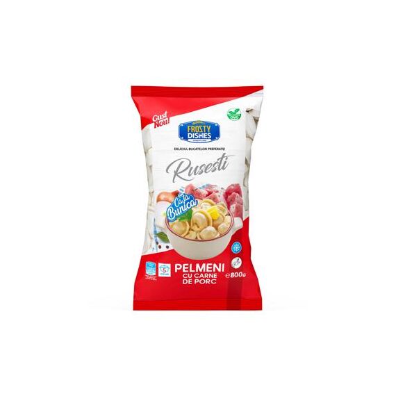 Пельмени Русские со свининой 0.8кг FROSTY DISHES