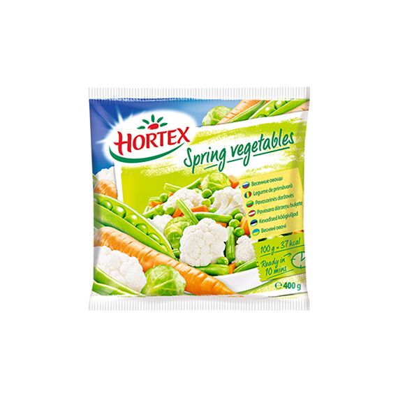 Овощи весенние зам. 400г HORTEX