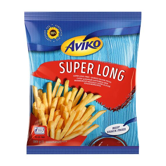 Картофель Фри Super LONG CHIPS  600г AVIKO