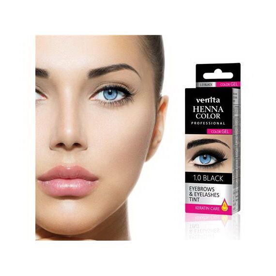 Vopsea-gel sprancene, gene Negru 1.0 VENITA