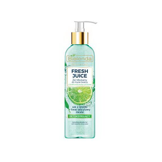 Fresh Juicegel micelar Detox pentru fata, Laim 190g BIELENDA