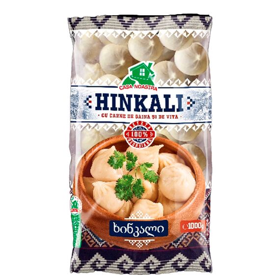 Hinkali carne de gaina/vita 1kg CASA NOASTRA