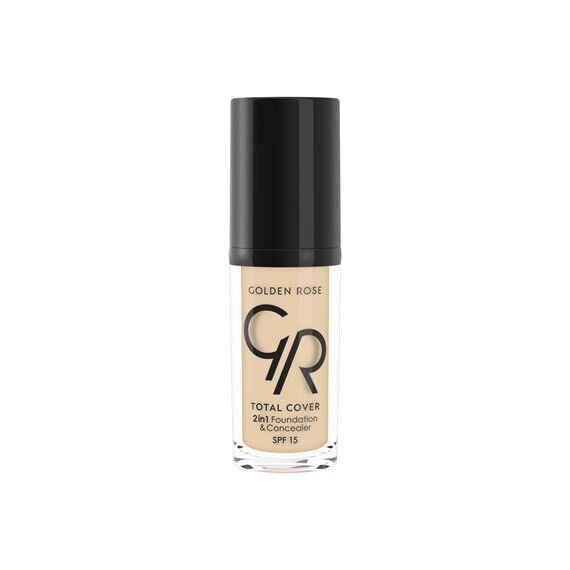 Corrector de fond de ten Total Cover 2in1 №001 6,5g GOLDEN ROSE