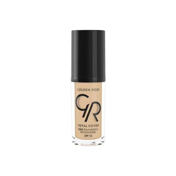 Corrector de fond de ten Total Cover 2in1 №002 6,5g GOLDEN ROSE