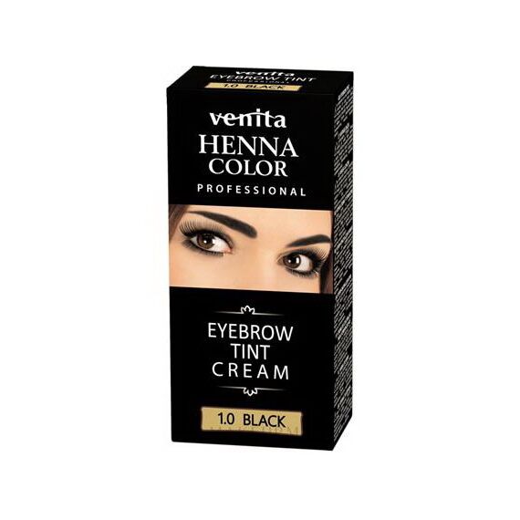 Крем-Краска д/бровей Henna Color Черный VENITA