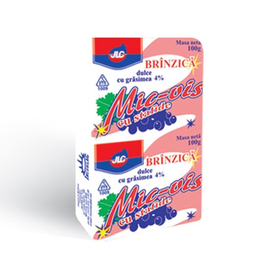 Branza MIC VIS stafide 4% 100g JLC