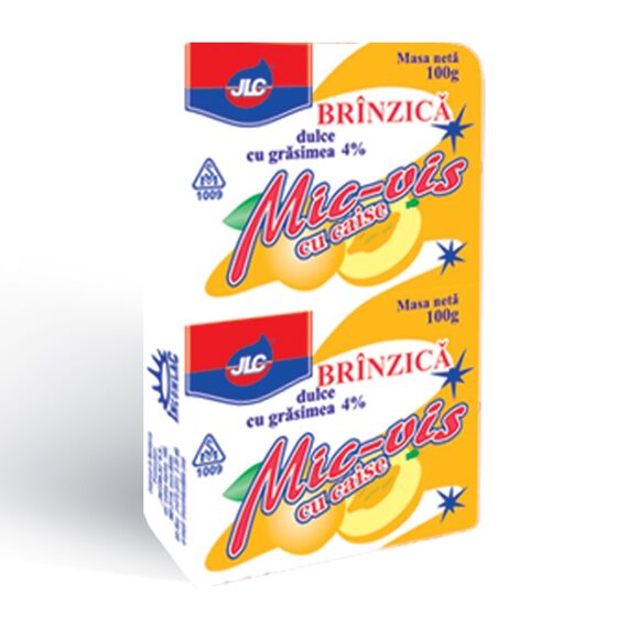 Branza MIC VIS caise 4% 100g JLC
