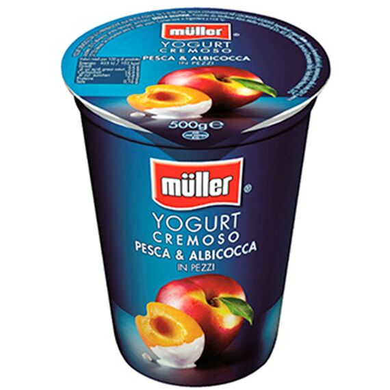 Iaurt piers/caise 3.6% 500g MULLER