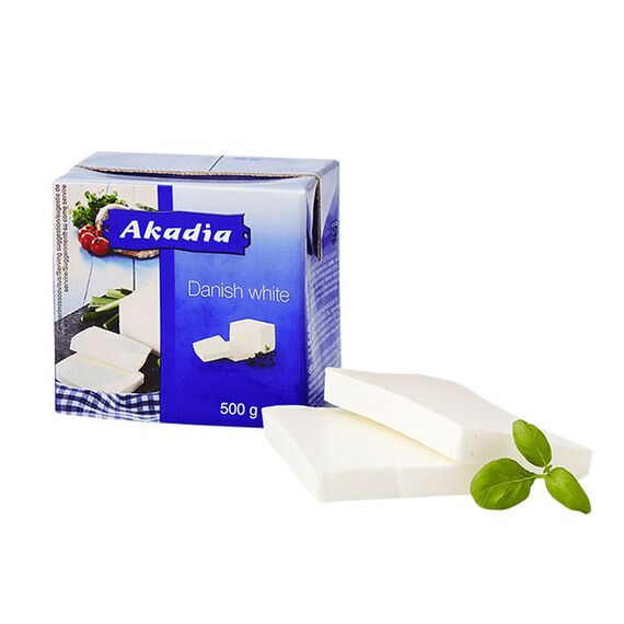 Produs de brinza Danish White 500g AKADIA