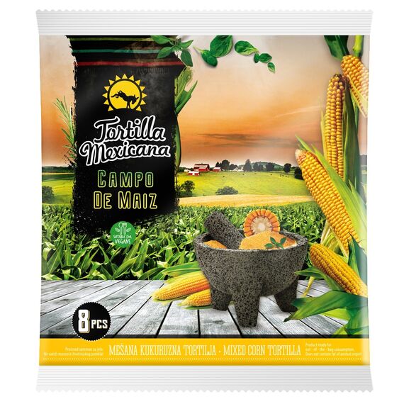 de porumb 8 buc, 320g TORTILLA MEXICANA