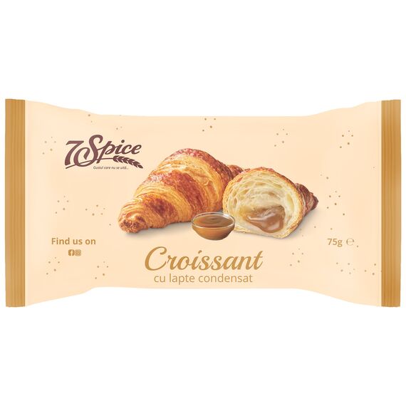 Croissant cu crema/lapte condensat 75g 7 SPICE