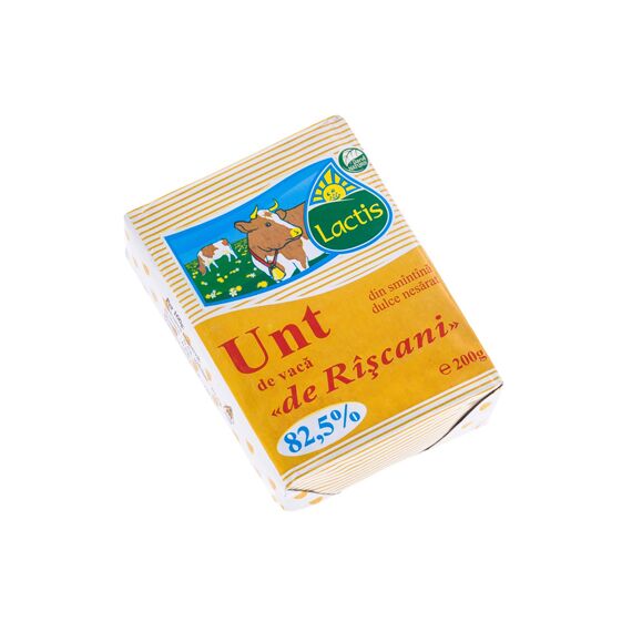Unt din smantana dulce De Rascani 82.5% 200g LACTIS