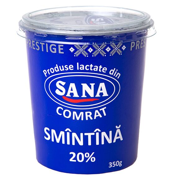 Сметана 20% 350г SANA